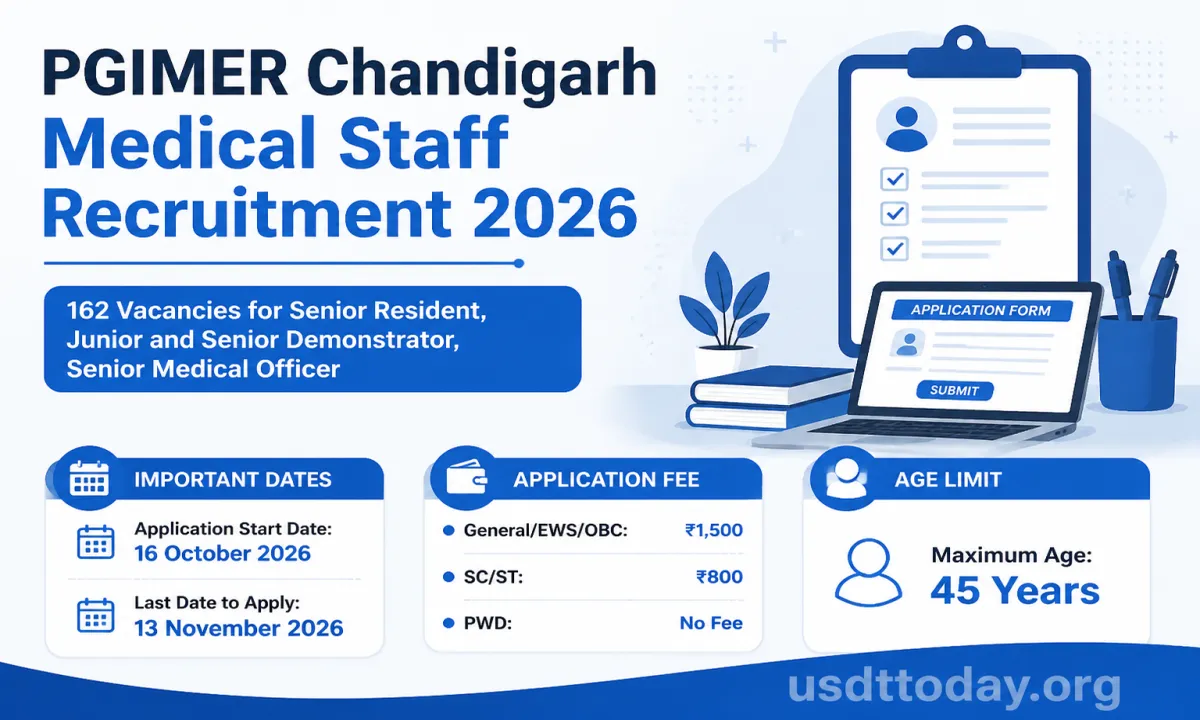 PGIMER Chandigarh Medical Staff Recruitment 2026