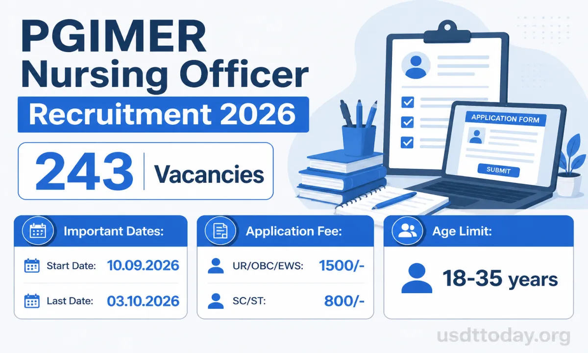 PGIMER Nursing Officer Recruitment 2026